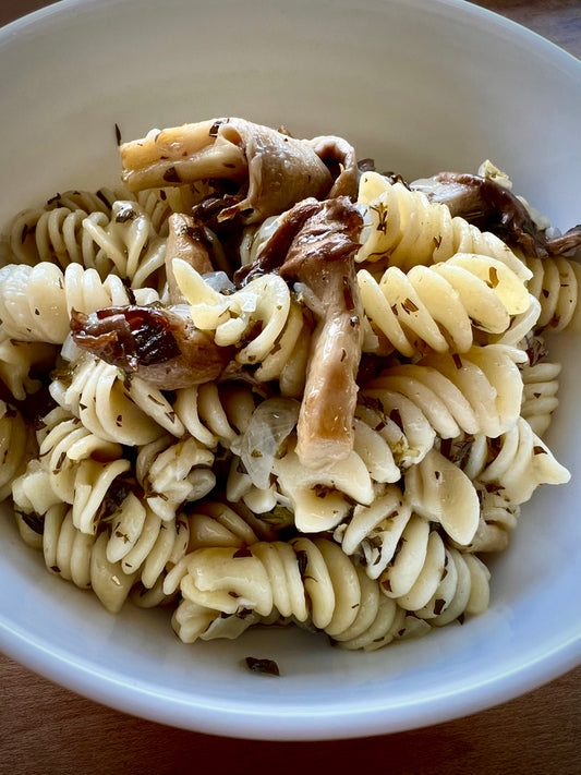 SOLD OUT! Roasted Mushroom Fusilli With a Fresh Herb Butter Sauce (25 oz)
