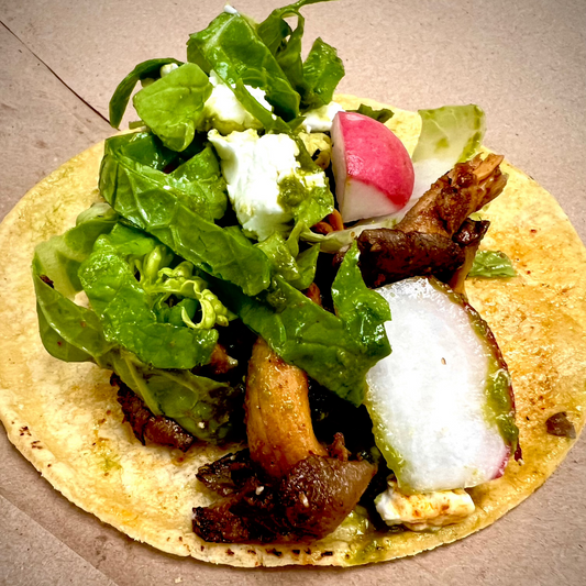 SOLD OUT! Oyster Mushroom Tacos with Chimichurri